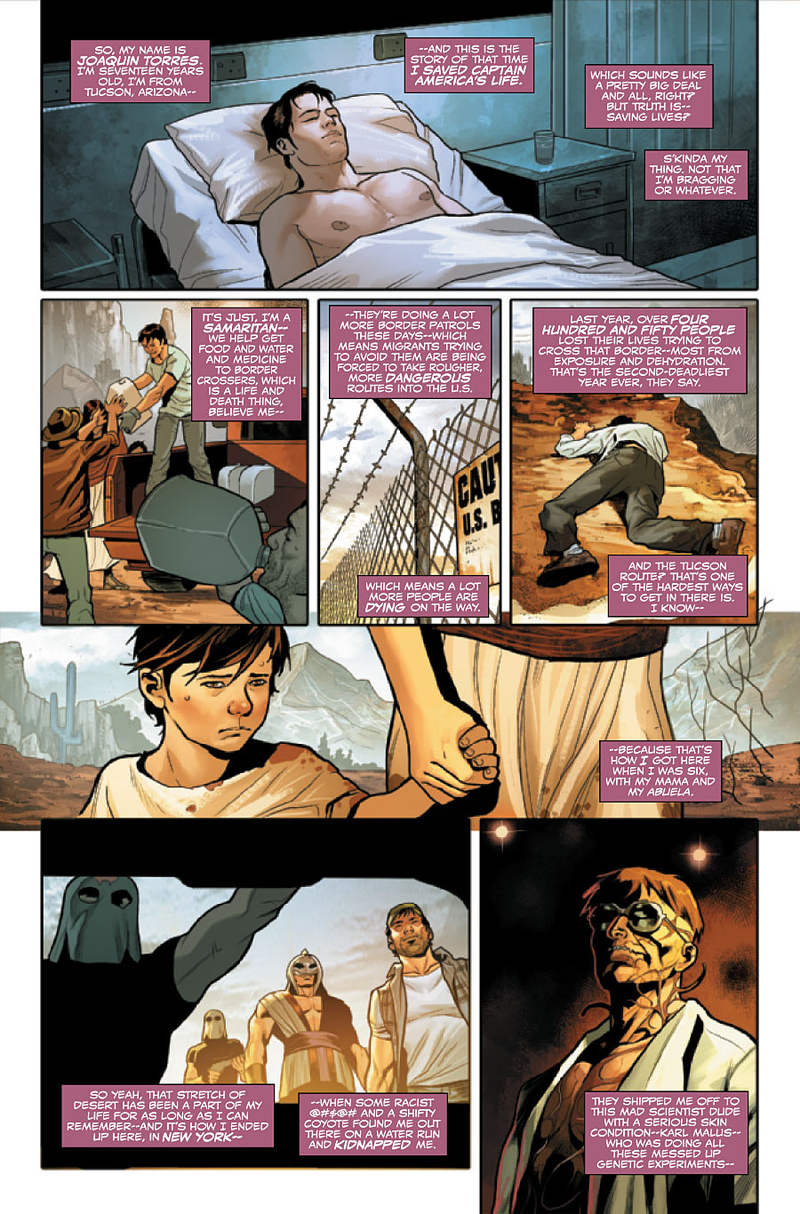 Illustration for article titled Marvel's New Falcon Is a Latino Falcon Man-Hybrid